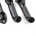 thumbnail image 4 of Paquete de 5 cubiertas para manija de puerta de coche, bisel para interruptor de ventana para VW Jetta Golf MK4 Fibra de carbon, 4 of 6
