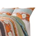 thumbnail image 2 of Benjara 2pc Twin Quilt & Pillow Sham Set- Floral & Songbirds Prints- Multicolor, 2 of 6