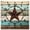 Bronze Brown, variant on Texas Star Western Wooden Wall Clock Silent Non Ticking, Vintage Teal Brown Wooden Farmhouse Square Wall Clocks Battery Operated, Decor Clock for Home Office, Living Room, Kitchen, 10 Inch