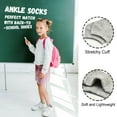 thumbnail image 3 of Toddler Socks 30 Pairs Kids Low Cut Socks for Boys Girls 1-14 Years Old No Show Ankle Socks Set, 3 of 7