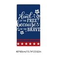 thumbnail image 3 of Cififendec 4th of July Kitchen Towels, 23.62"×15.8", Patriotic Red White Blue American Flag Dish Towels, Independence Day Farmhouse Decorative Hand Towels for Kitchen and Dining, 3 of 5