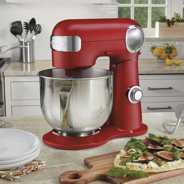 Cuisinart SM-50RIHR Precision Master 5.5-Qt (5.2L) Batteur sur socle, remis  à neuf - ROUGE 