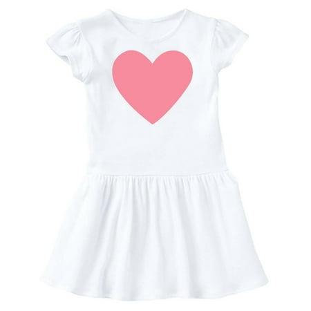 

Inktastic Pink Valentine s Day Heart Gift Toddler Girl Dress