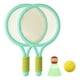 thumbnail image 1 of Juego de raquetas de tenis para niños, volantes ligeros para interior y exterior, jardín de infancia verde, 1 of 6