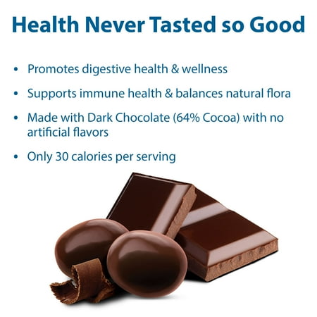 Digestive Advantage Dark Chocolate Probiotic Bites - 4.8 oz
