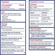 Benadryl Children's Dye-Free Allergy Liquid, Bubble Gum, 4 Oz, 2 Pack