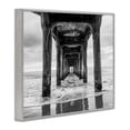 thumbnail image 3 of Stupell Industries Pier Structure in Perspective Gray Framed Giclee Art, design by Jeff Poe Photography, 3 of 8