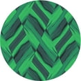 thumbnail image 1 of Ahgly Company Tapis d'Intérieur Lavable en Machine Carré Transitionnel Moyen Vert Sarcelle, 3 Pieds Carré, 1 of 7