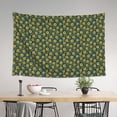 thumbnail image 4 of Xecao Yellow Floral Print Tapestry, Wall Hanging Room Funny Decor, Backdrop Room Decor for Bedroom Living Room dormitory, 4 of 8