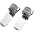 thumbnail image 4 of 4pcs Metal Pen Holder Clip Office Home Supplies Accessories Multipurpose Single Hole Portable Spring Notebook Pen Clips Fit For Most Ballpoint Pens Or, 4 of 4