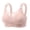 Pink, variant on Jelly Bras For Women Womens Front Bra No Wires Anti Sagging Back Shaping Nylon Spandex Slim Fit Support Pink 36-46
