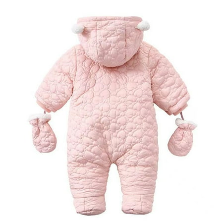 

kpoplk Baby Boy Jacket Toddler Girls Boys Fleece Hoody Jacket Zip Up Teddy Coat Warm Winter Outwear(Pink)