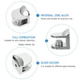 thumbnail image 3 of AURARMLET 8Pcs Durable Silver Glass Clips with Rubber Layers for Adjustable Shelf Support, 3 of 6