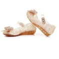 thumbnail image 6 of eczipvz Jellies Shoes for Girls Sandals for Girls Size 12 Summer Princess Dress Fisherman Gladiator Shoes for Girl Closed Toe Beach Flat-Sandals(Gold,12), 6 of 8