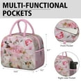 thumbnail image 6 of Womens Pioneer Flower Floral Print Pattern Lunch Box for Work,Insulated Lunch Bag for Women,Loncheras Para Mujer,Leakproof Adult Lunch Bag for Work,Beach,Travel,Picnic,Camping, 6 of 7