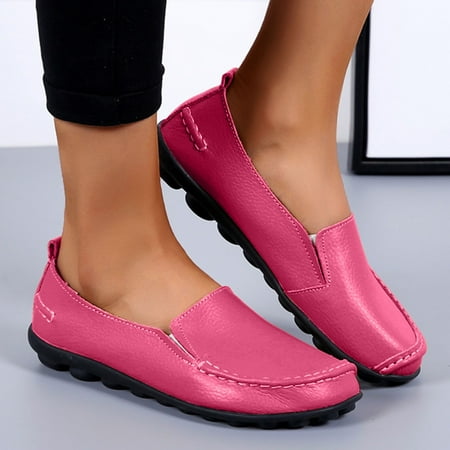 Daznico Womens Loafers Comfort Flats Shoes Womens Breathable Lace Up Shoes Flats Casual Shoes Size 7.5