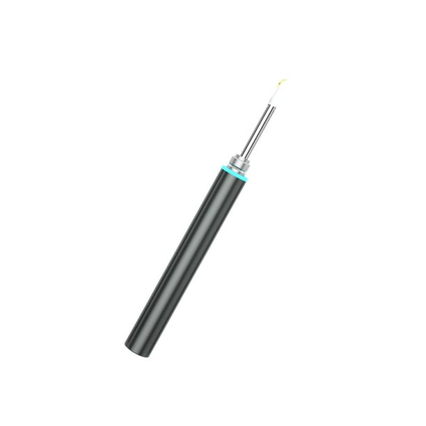 Ounissouiy Otoscopio, cera para los oídos, cuchara de excavación Visual, precisión de alta definición, espejo para recoger el cuerpo, Control de Electrodomésticos Negro Ounissouiy HA064723-01