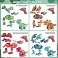 thumbnail image 4 of Juguetes de dinosaurios desmontables Sunrain compatibles con niños de 3 a 5 años, kit de juego de construcción de aprendizaje de tallos, juguetes para niños con taladro eléctrico 4 en 1, 4 of 5