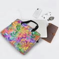 thumbnail image 5 of 16" Laptop Briefcase, Detachable Anti-Slip Shoulder Strap, Multi-Compartment Work Travel Bag Multicolor Foliage Design, 5 of 8