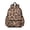 Black and Orange, variant on Blue Leopard Print Pattern Backpack for School, Cute School Bag with Adjustable Shoulder Straps and Padded Back, 13.4"x11"x4.7"