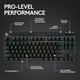 thumbnail image 5 of Logitech G Pro X TKL Lightspeed, Teclado inalámbrico para Juegos, ultraportable, sin sección numérica, RGB LIGHTSYNC, Teclas de PBT, interruptores con Click perceptible (GX Brown) - Negro, 5 of 8