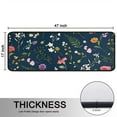 thumbnail image 5 of Kitchen Rugs Sets Of 2,Pioneer Flower Floral Print Pattern Anti Fatigue Kitchen Mat Rugs Non Slip Washable,Decorative Kitchen Floor Mats for Kitchen,Sink,Laundry,17"x47"+17"x47", 5 of 5