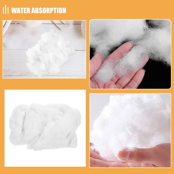 SEWOART 1Pack Soft White Cotton Stuffing for Craft Projects and Pillow Filling