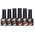 thumbnail image 2 of 6-Bottle Gel Nail Polish Set #26 - Base and Top Coat Gel Nail Polish Set, 6Pcs X 8.5Ml, Nail Polish Easter Mother'S Day Nail Care Makeup Organizers, 2 of 6