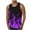 Purple, variant on AIEOTT Flame Print Shirt Men Fashion Sleeveless Vest Graphic Print Tank Top Casual Crewneck Shirts Summer Cut off Shirts