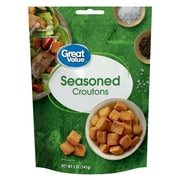 Great Value Seasoned Croutons, 5 oz Resealable Bag
