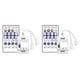thumbnail image 1 of 2X DC5V-24V 28 Teclas RF Controlador WiFi APP Música Control Remoto de Voz para WS2812B WS2811 RGB Tira de Luces LED Atenuador de Hogar, 1 of 5