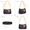 thumbnail image 7 of FORMRS Womens Shoulder Bag with Chain Strap Clutch Purse Cute Tote Handbag, Black Astronaut, 7 of 7