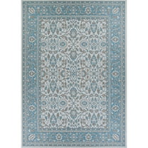 Couristan Marseille Carmoux Indoor/Outdoor Area Rug, 3'9" x 5'5", Azure