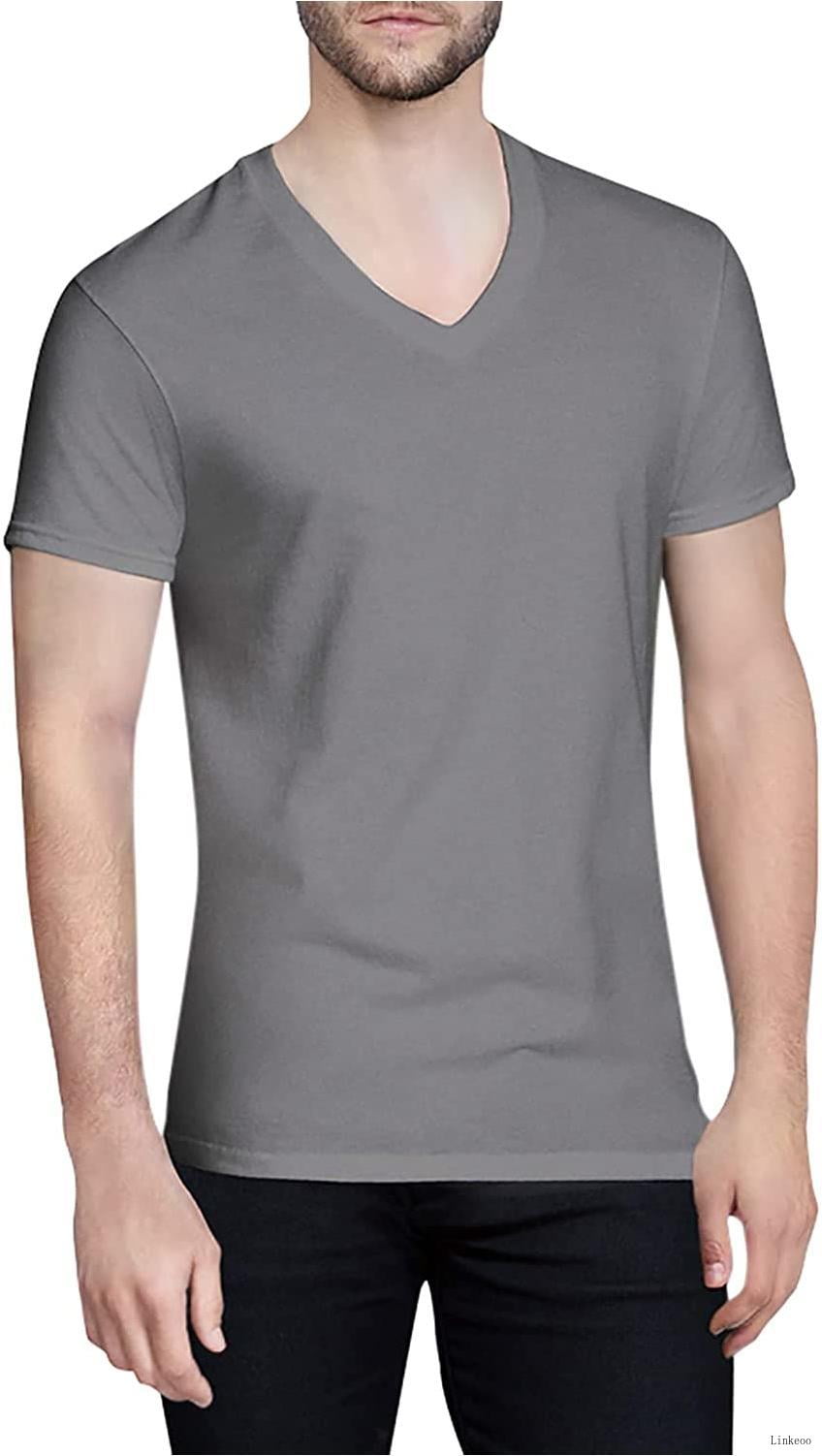 men's vneck tshirt multipack
