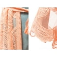thumbnail image 5 of Women's Lace Embroidered Maxi Kimono Swimsuit Cover Up Waist Tie Cardigan, 5 of 5