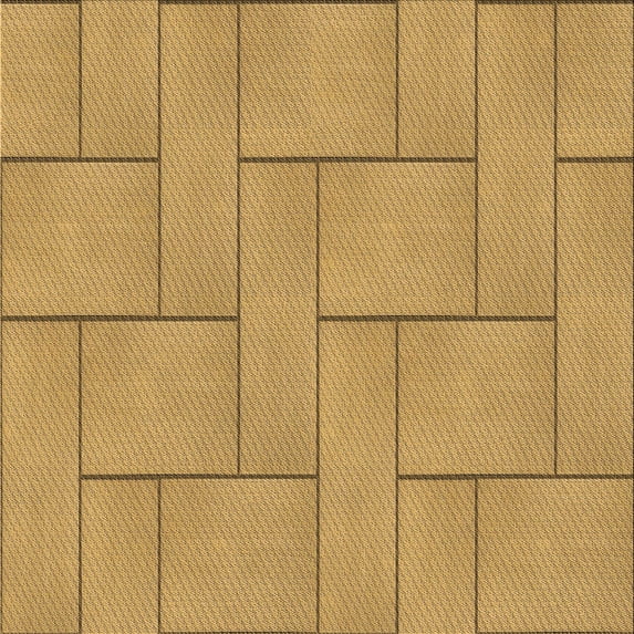 Ahgly Company Machine Washable Indoor Square Transitional Beer Orange Area Rugs, 7' Square