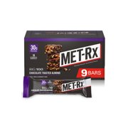 MET-Rx Big 100 Colossal Protein Bar, Chocolate Toasted Almond, 100 g Bar (9 count), High Protein Bars to Support Energy Levels and Muscles, Great as A Meal Replacement, Gluten Free