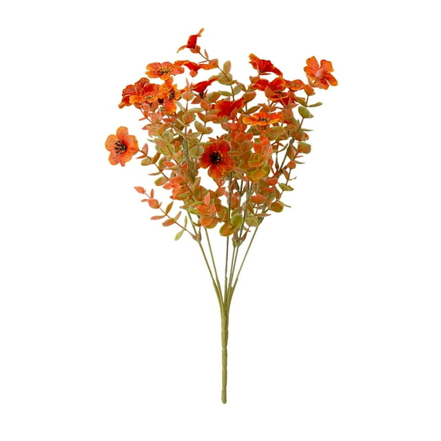 Mothers Day Artificial Flowers,Fall Artificial Flowers Plastic Simulation Of And Other Artificial For Home And Outdoor Decor Perfect As A Gift For Fall Garden Thanksgiving Flowers For Decoration