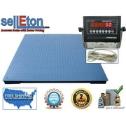 Heavy Duty Industrial Floor scale 7 x 7 / 84 10,000 lbs x 1 lb & LED display