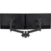 Atdec dual dynamic monitor arm desk mount, Flat and Curved up to 32in, VESA 75x75, 100x100
