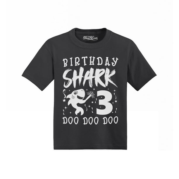 Download Shop4Ever 3rd Birthday Shark Doo Doo Doo Toddler Baby ...
