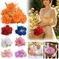 thumbnail image 4 of Peonies Artificial Flowers, Lifelike Fake Peonies with Stems for Home Table Centerpieces, Wedding, Party & DIY Bridal Floral Arrangements, Champagne Pink, 4 of 4