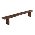 thumbnail image 1 of Pemberly Row 72" Live Edge Solid Wood Dining Bench in Dark Brown, 1 of 6