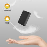 5V 20000mAh Portable Powerbank 5V 3A Dual USB Output, Portable Charger for Heated Jacket Heated Vest Heated Scarf Heated & Phone,1 P