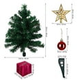 thumbnail image 3 of Árbol de Navidad de sobremesa, árbol de Navidad pequeño, árbol de Navidad Artificial, miniárbol de Navidad con decoraciones, 3 of 7