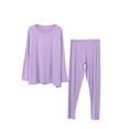 thumbnail image 1 of DecSea Pyjamas d'Allaitement pour Femmes Maternité Pyjama Post-Partum Ensemble Haut à Manches Longues et Pantalon avec Poches, 1 of 8