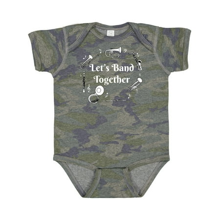 

Inktastic Band Together White Text Gift Baby Boy or Baby Girl Bodysuit