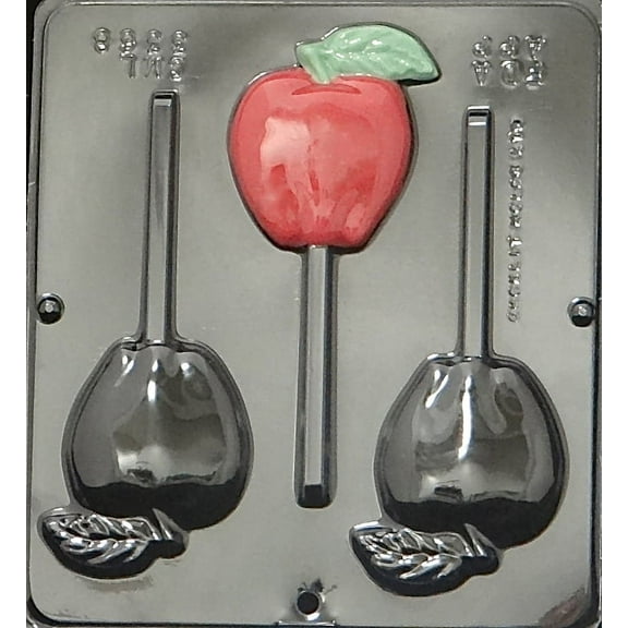3368 Apple Lollipop Chocolate Candy Mold