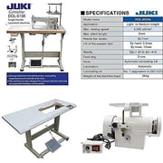 JUKI DDL-8100e Industrial Single-Needle Lockstitch Sewing Machine – High-Speed Servo Motor + Table Stand + LED Lamp – Commercial Grade