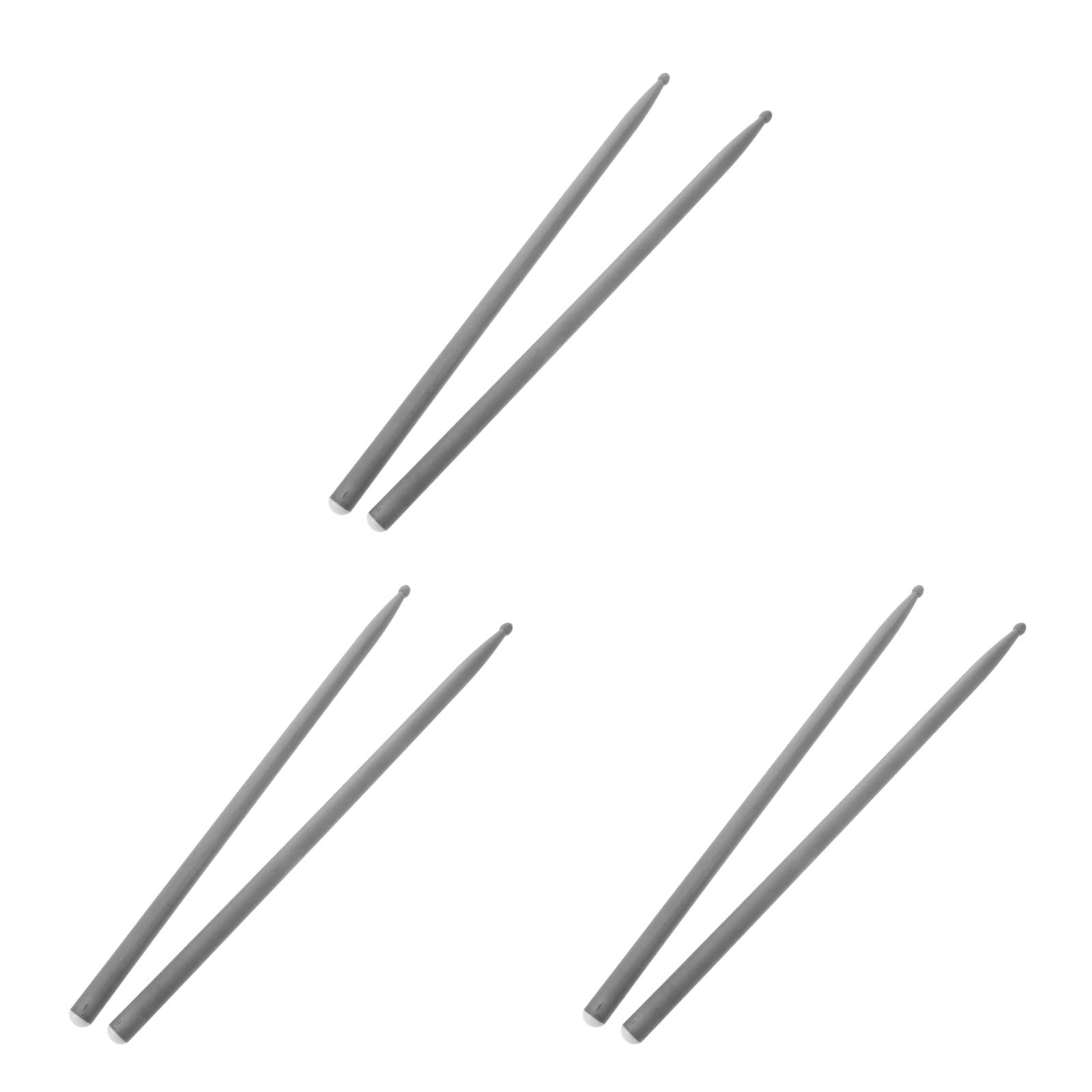 Raindrops 3 Pairs Carbon Fiber Drumsticks Set, Anti- Percussion Sticks for Drummers, Musical Instrument Accessories